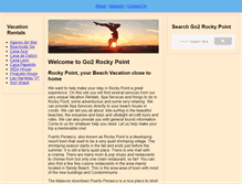 Tablet Screenshot of go2rockypoint.com